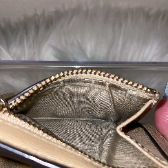 Furla tan Saffiano leather bifold wallet unisex - Picture 8 of 9